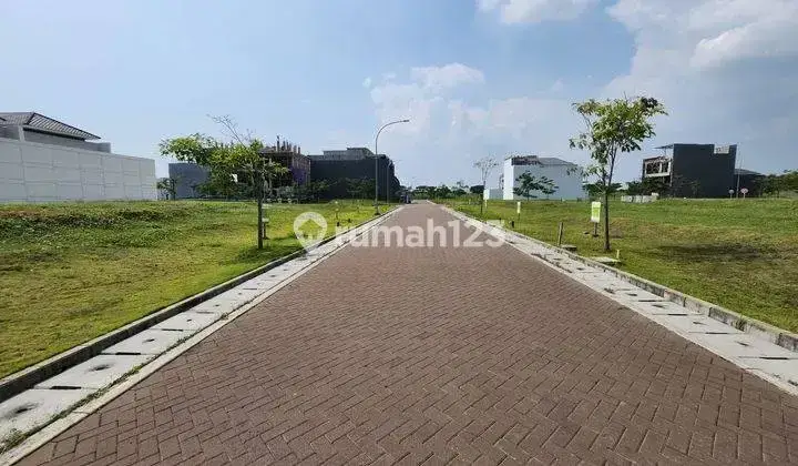 Posisi Hoek Dijual Kavling Pik Golf Island 12x30 View Danau 1