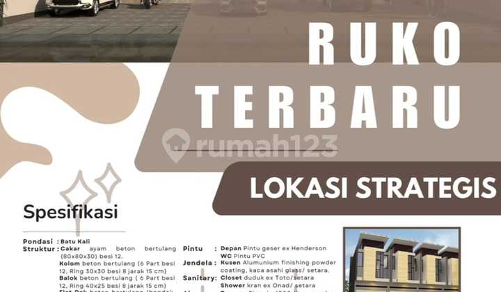 New 2-Story Strategic Shop House in Turangga, Buah Batu, Bandung 2