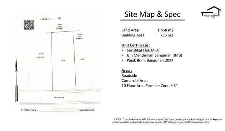 Jual Tempat Perkantoran Pancoran Jaksel Siap Pakai Bagus 2