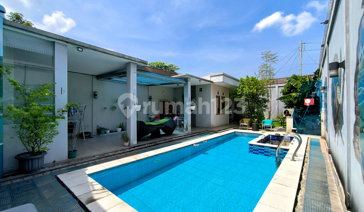 hot sale rumah mewah ada pooll dan mini basket kebayoran residance, bintaro jaya