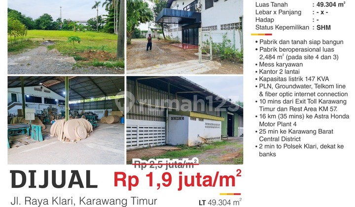 Strategic Factory Land Calculation
