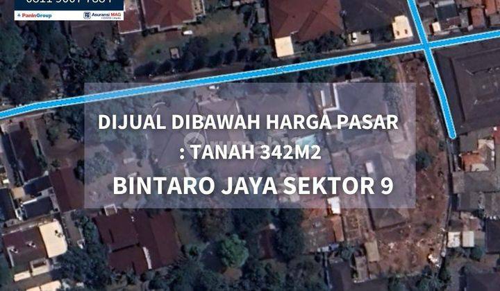 Tanah Dibawah Harga Pasar di Kucica Bintaro Jaya 9, Tangerang Selatan SHM 2