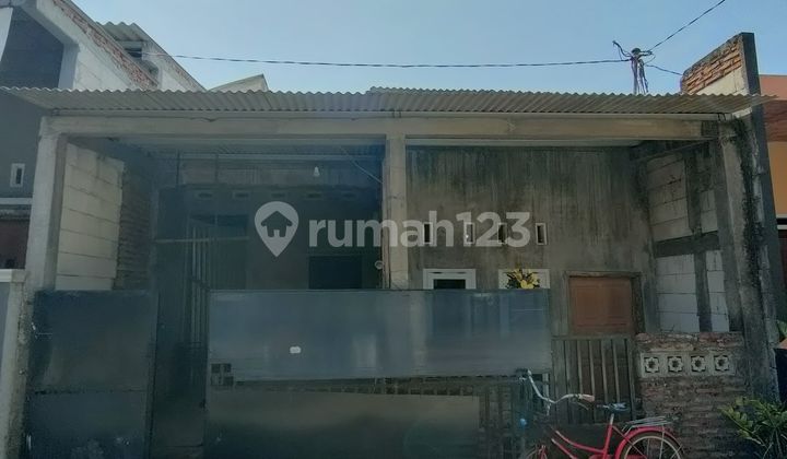 Rumah satu lantai setengah jadi daerah widuri semarang timur  1