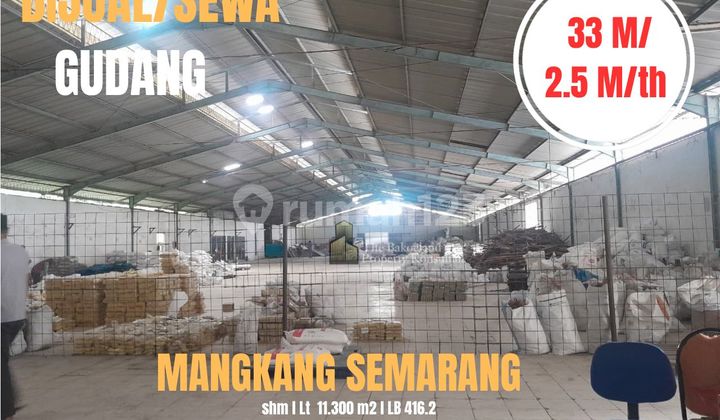 Dijual Gudang di Mangkang Semarang 1
