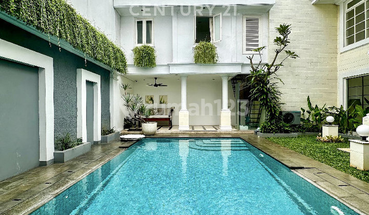 Disewa Rumah Mewah Pondok Indah Siap Huni ada Swimming Pool #260186 2