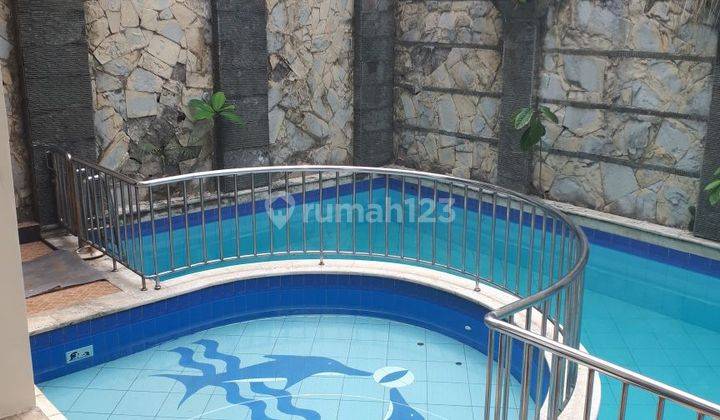 Rumah Hook Hadap Ada Swimming Pool dalam Cluster Taman Senayan, Bintaro Jaya Sektor 9  ( KAT/ANZ)  2