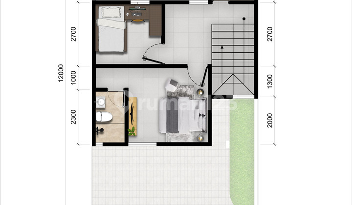 Integrated Villa House Cluster in the Center of Bandung City can be rented with villa management. 2