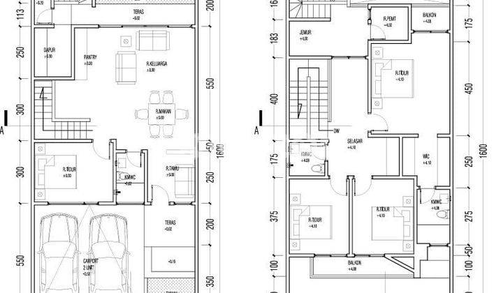 RUMAH BARU GRESS DARMO PERMAI SELATAN ROW JALAN 2 MOBIL 2