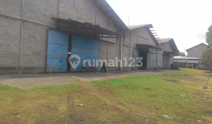 Gudang dengan tanah 1 Ha di Cileungsi Kabupaten Bogor