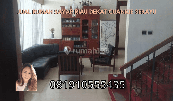 Jual Rumah Sayap Riau Dekat Cuankie Serayu 1