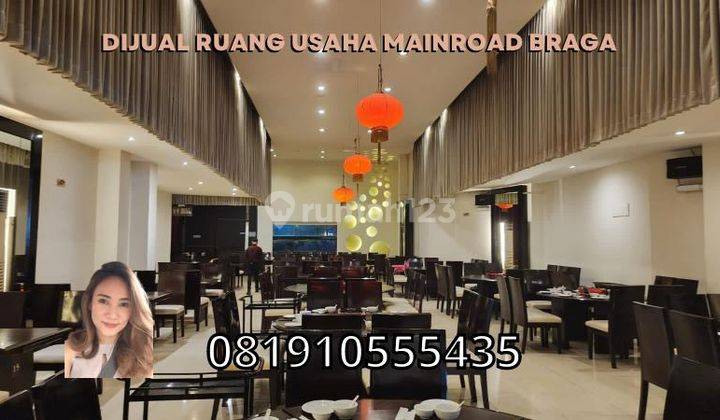 Dijual Ruang Usaha Mainroad Braga  1