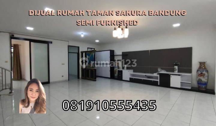 Dijual Rumah Taman Sakura Bandung Semi Furnished 1