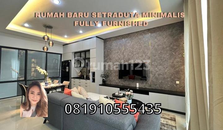Rumah Baru Setraduta Minimalis Fully Furnished