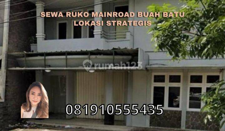 Sewa Ruko Mainroad Buah Batu Lokasi Strategis 1