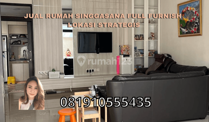 Jual Rumah Singgasana Full Furnish Lokasi Strategis 1