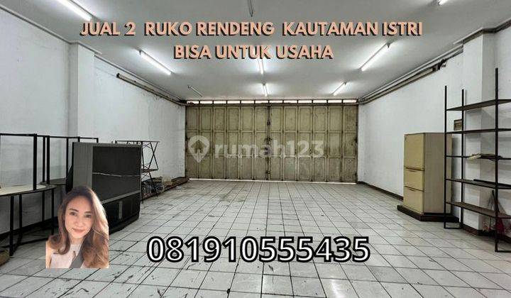 Jual 2 Ruko Rendeng Kautaman Istri Bisa Untuk Usaha 1