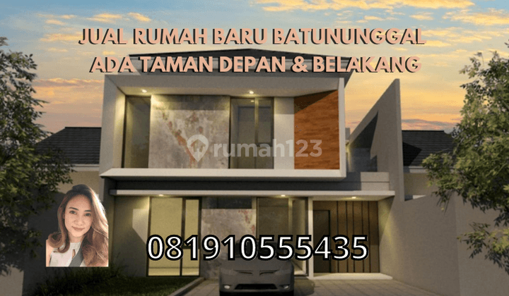 Jual Rumah Baru Batununggal Ada Taman Depan Belakang 1