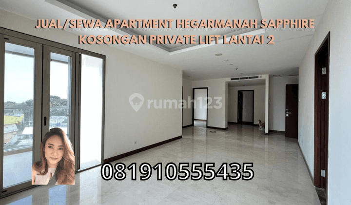 Apartment Hegarmanah Sapphire Kosongan Private Lift Lantai 2 1