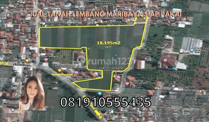 Jual Tanah Lembang Maribaya Siap Pakai 1