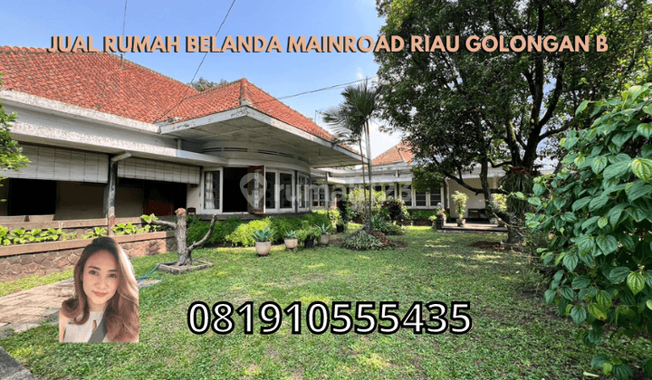 Jual Rumah Belanda Mainroad Riau Golongan B 1