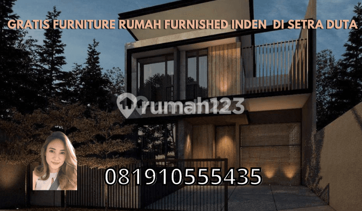 Gratis Furniture Rumah Furnished Indent di Setra Duta 1