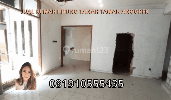 Jual Rumah Hitung Tanah Taman Anggrek  1