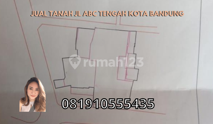 Jual Tanah Jl ABC Tengah Kota Bandung 1
