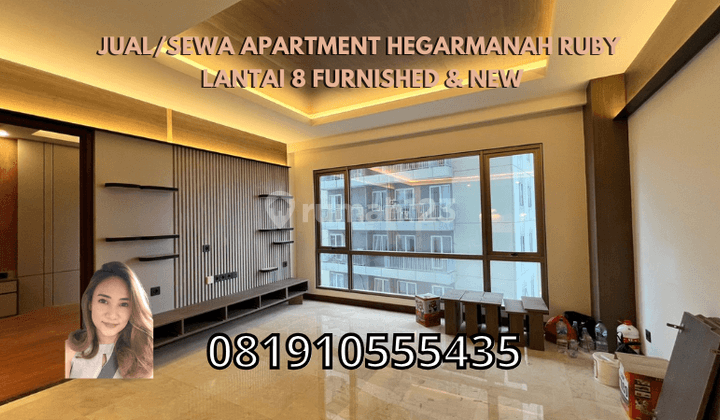 Jual Apartment Hegarmanah Ruby Lantai 8 Furnished New 1