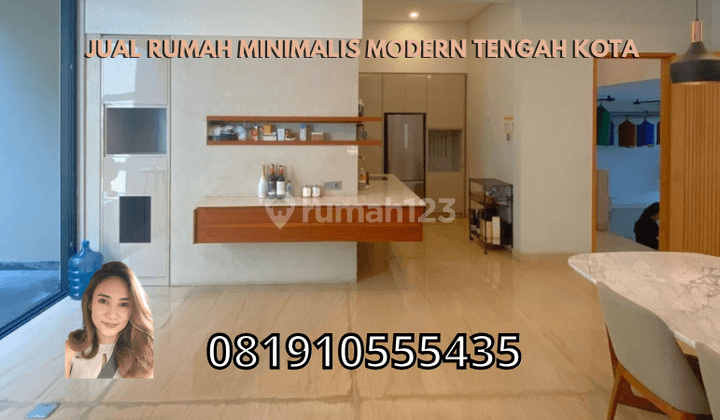 Jual Rumah Minimalis Modern Tengah Kota 1