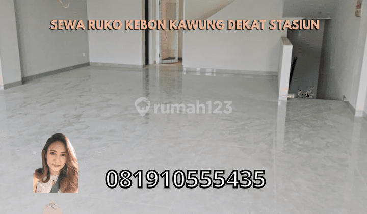 Sewa Ruko Kebon Kawung Dekat Stasiun 1