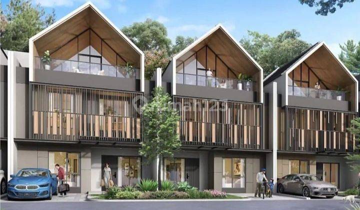 dijual rumah baru dari summarecon serpong cluster strozzi 2