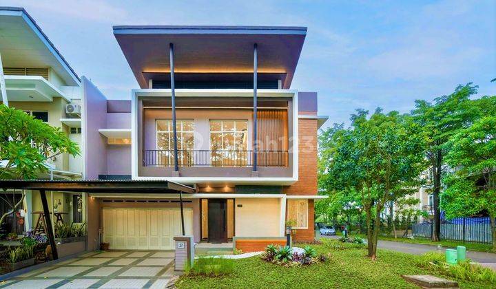 Dijual Cepat Rumah 2 Lantai Hoek View Danau Cihuni Dikawasan Summarecon Serpong 1