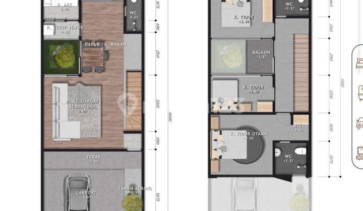 Brand New Rumah Villa Meruya Hadap Timur 2