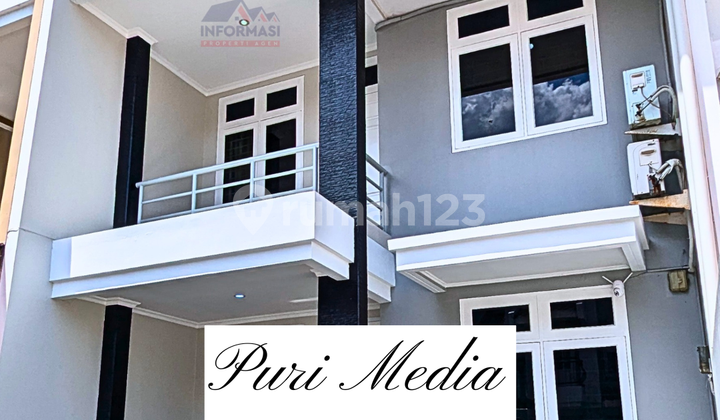 Rumah Puri Media Hadap Timur Kondisi Bagus Sudah Renovasi