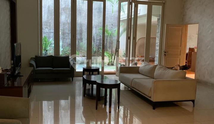 Dijual Rumah Mewah Garden House Pik Semi Furnished View Danau