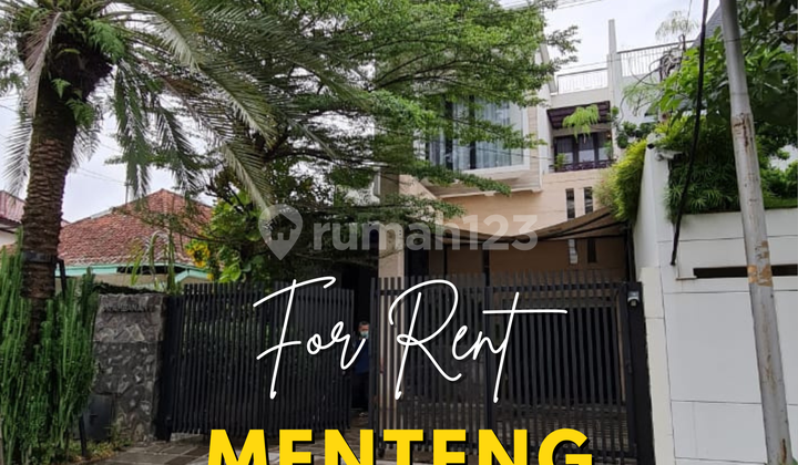 For Rent: Nice Furnished House in Menteng with Swimming Pool, Ready to Occupy