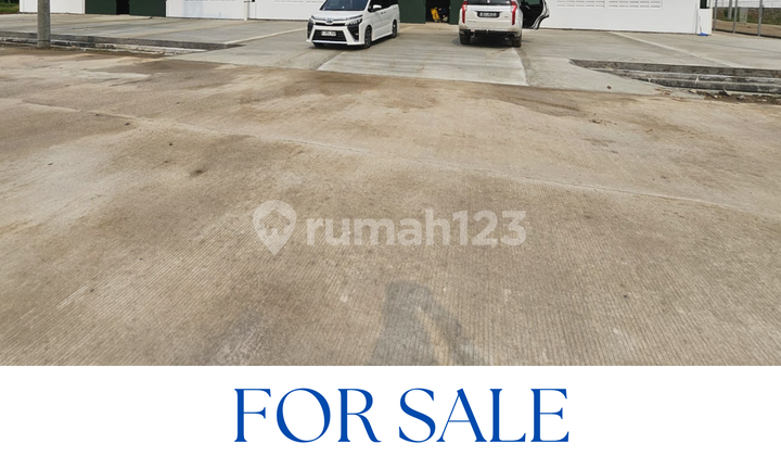 Ready-to-Use Warehouse in Buditeksido Area with 40-Foot Container Access