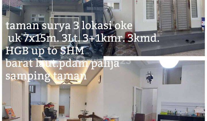 Rumah Bagus Full Renovasi Hadap Barat Laut Di Taman Surya 3 1