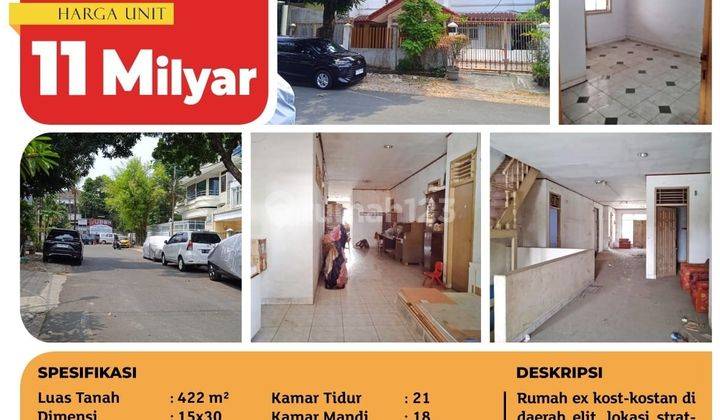 Rumah Besar Hadap Timur Harga Murah Di Taman Daan Mogot 2