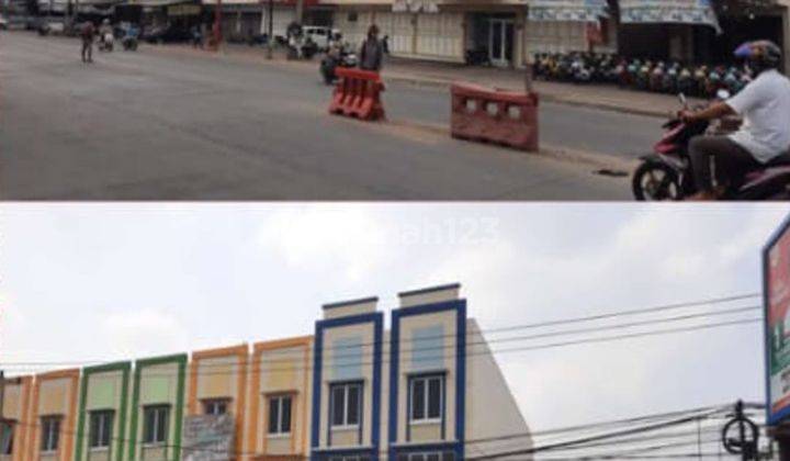 RUKO BARU 3 LANTAI SUDAH HAK MILIK LOKASI KOMERSIL DI JALAN RAYA SERANG 1