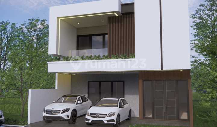 DIJUAL RUMAH BARU MINIMALIS HADAP BARAT HARGA TERMURAH DI TAMAN SURYA 5 2