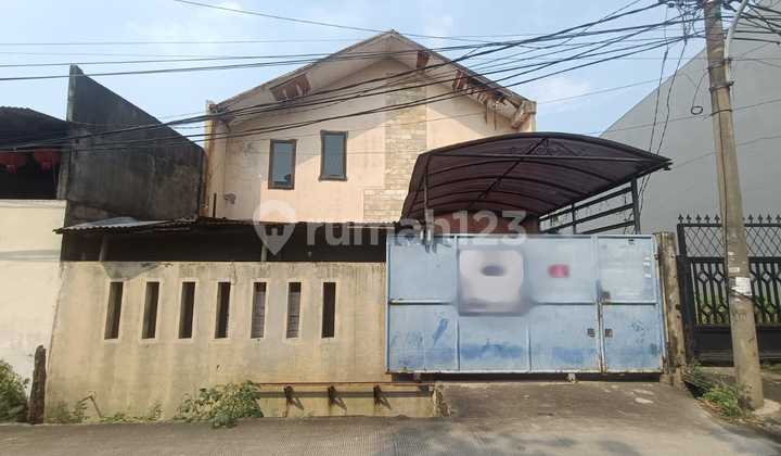 Dijual Rumah Ex Gudang Bangunan 2 Lantai Bebas Banjir Jual Termurah di Perumahan Kft
