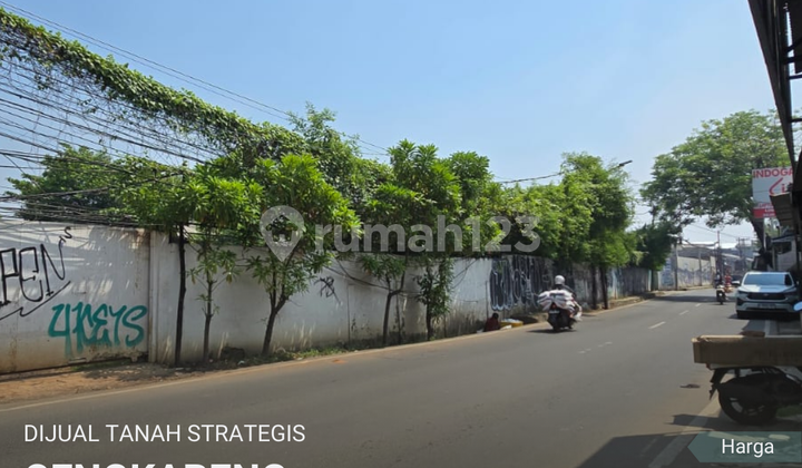 Dijual - Tanah Strategis Pinggir Jalan di Cengkareng, Jakarta Barat