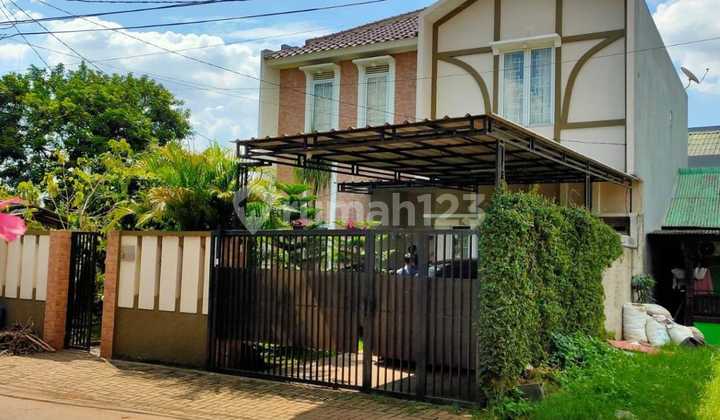 Jual Cepat Rumah Bisa Jadi Hunian Atau Kantor Bangunan Mandiri Pinggir Jalan Setu Raya Parigi Pondok Aren Tangsel 