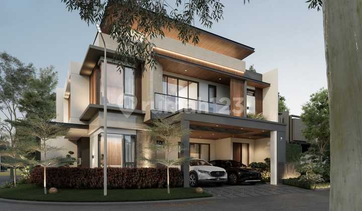Jual Rumah Brand New Hoek Delatinos BSD City