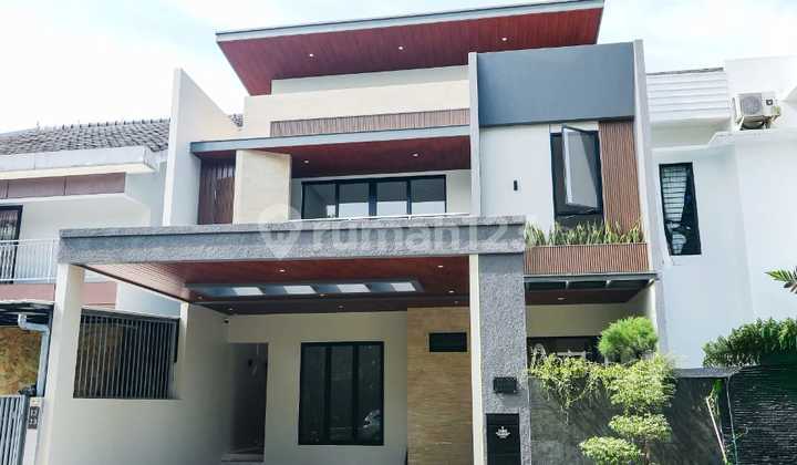 Jual Cepat Rumah Taman Chrysant Bsd Brand New Cantik Desain Modern Ada Balkon