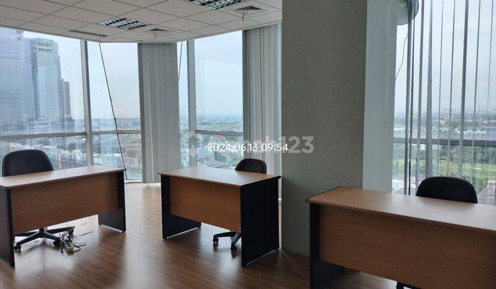 Disewa Office Space Suite Tower Pik 9 Ruangan Furnished City View 2