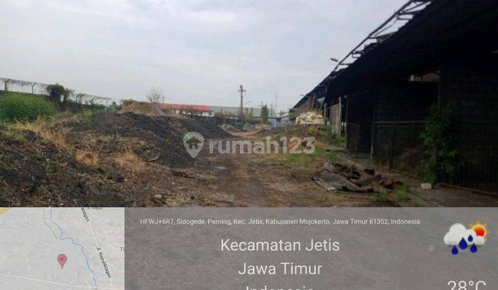 Lahan Industri Sudah Jadi Tinggal Pakai, Area 0 Jalan Propinsi Mojokerto 1