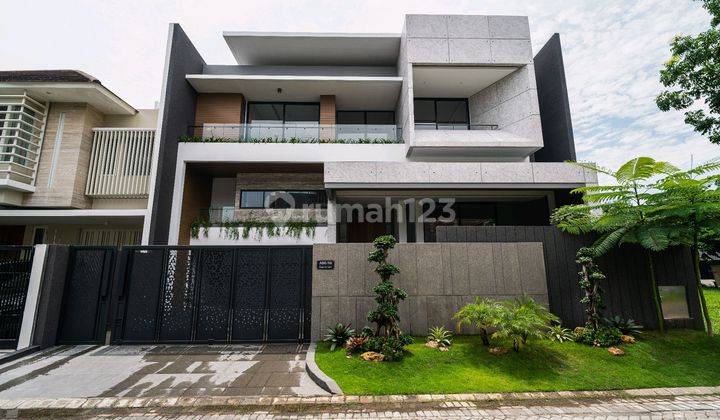 Rumah Minimalis Modern Pakuwon Indah Kondisi Baru Semi Furnish 1