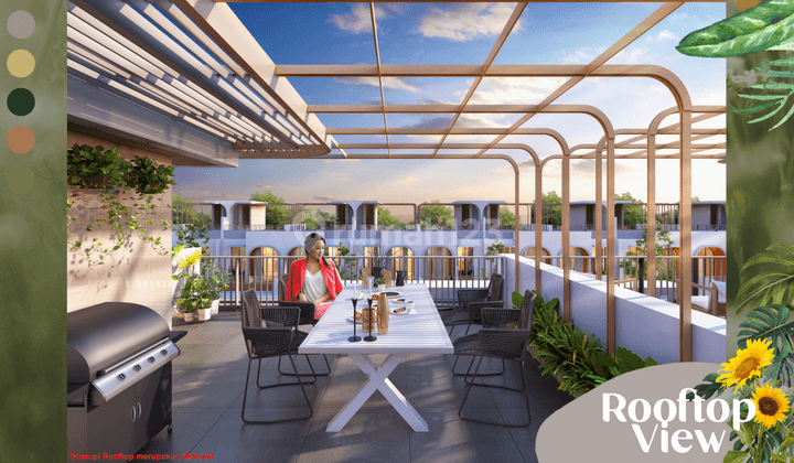 Rumah 2 Lantai Dengan Rooftop di Pasadena Spring Pik 2 1